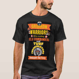 Unleash the Gridiron Beasts: Customise the Back T-Shirt