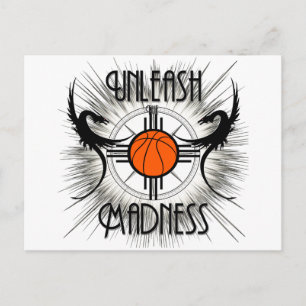 Unleash The Madness Dragons Light Postcard
