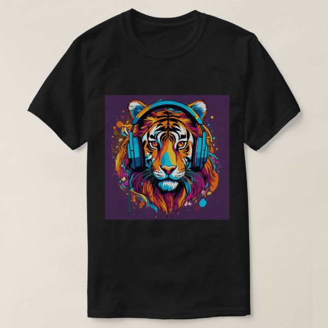 Unleash the Power: Tiger Magic T-Shirt (Design Front)