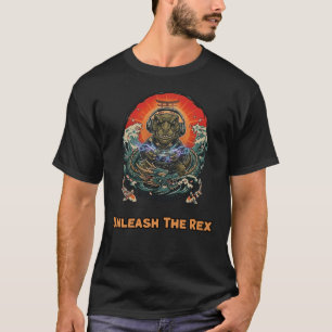 Unleash The Rex Mighty T-Rex Roaring Power Design T-Shirt