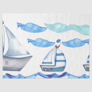 "Unleash the Sea Adventure: Nautical Voyage" Tissue Paper