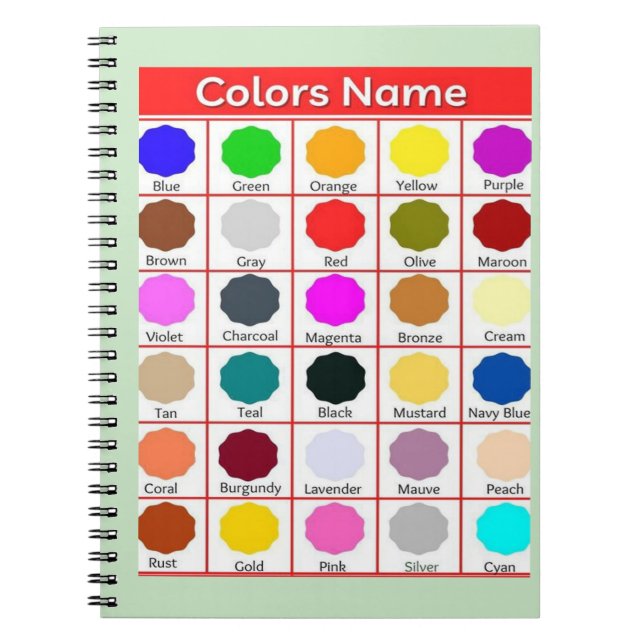 Unleash Your Creativity: Colourful Spiral Notebook (Front)