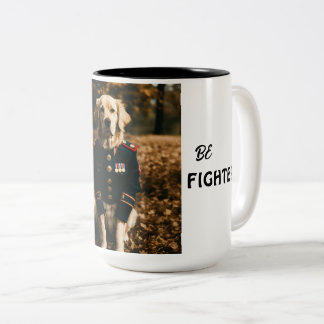 Unleash your inner strength with a warrior Dog Mug