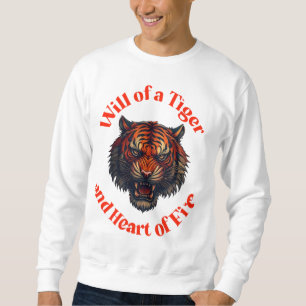 Unleash Your Inner Strength with Our Tiger Head Sweatshirt