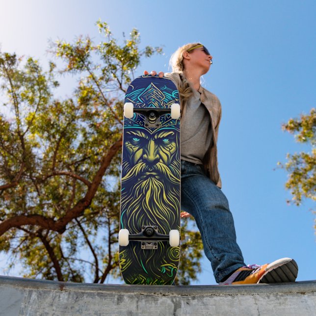 Unleash Your Inner Viking: Ride the Thrilling Tide Skateboard (Outdoor 1)