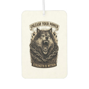 Unleash Your Power — Strength Is Within Air Freshener