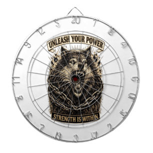 Unleash Your Power — Strength Is Within Dartboard