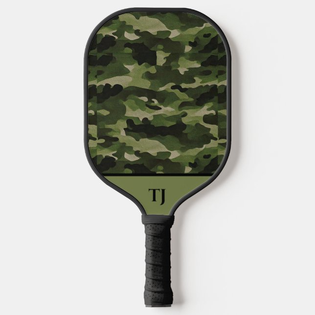 Unleash Your Power with Camouflage  Pickleball Paddle (Front)