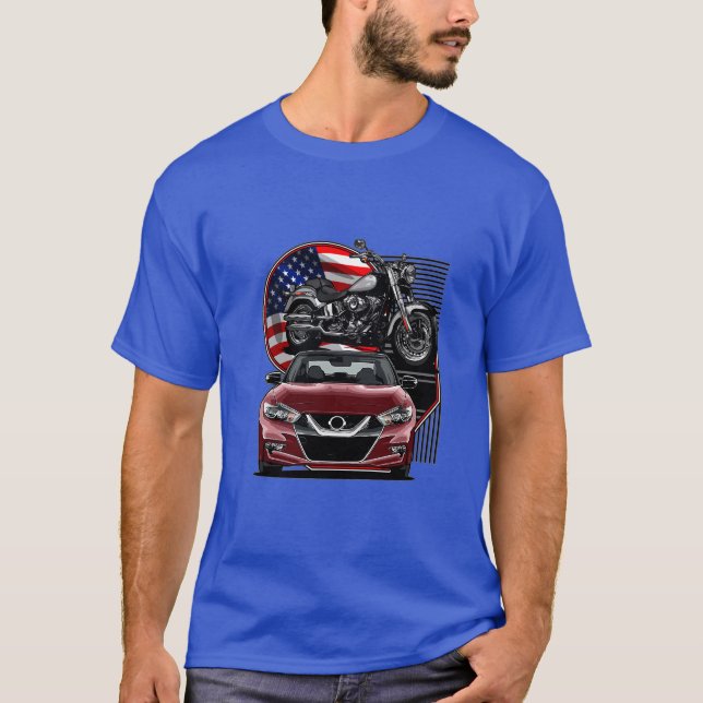 "Unleash Your Spirit - Motorcycle & Car Design (Ve T-Shirt (Front)