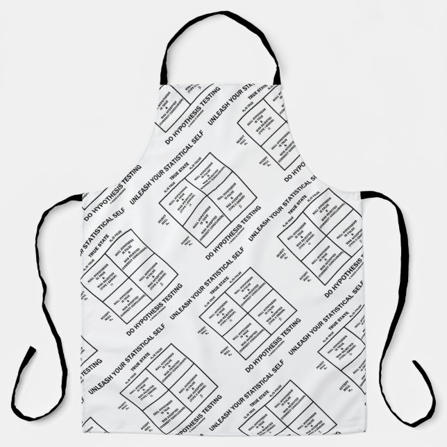 Unleash Your Statistical Self Hypothesis Testing Apron (Front)