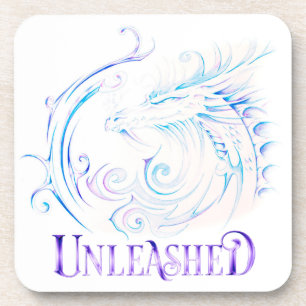 Unleashed hard plastic coaster