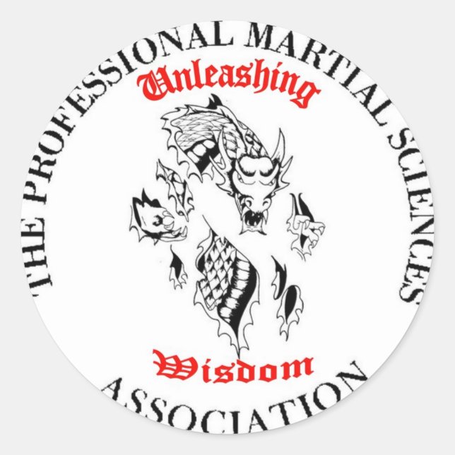 Unleashing Wisdom Classic Round Sticker (Front)