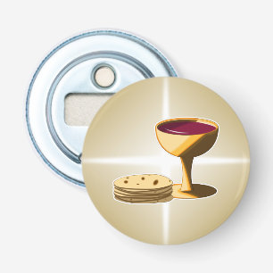 Unleavened Bread and Wine The Last Supper Easter Bottle Opener