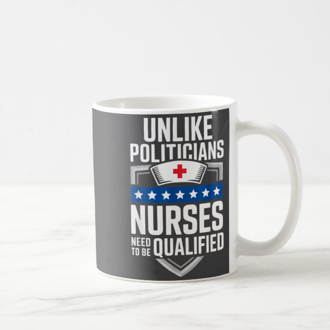 Unlike Liticians Nurses Need To Be Qualified Sarca Coffee Mug (Right)