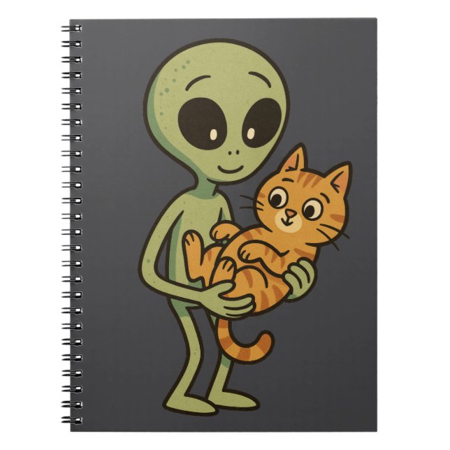 Unlikely Intergalactic Friends Notebook (Front)