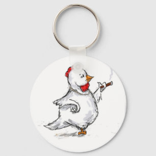 Unlock Doors with Dr. Julia Chicken Keychain