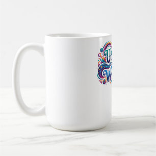 Unlock New Worlds–Minimal Inspirational Typography Coffee Mug