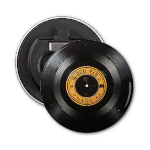Unlock Nostalgia: Retro Vinyl Record Bottle Opener