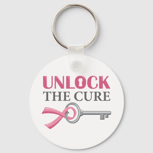 Unlock the Cure Keychain (Front)