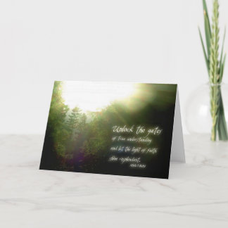Unlock the gates - Bosch light Card