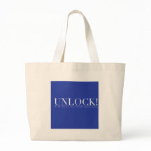 UNLOCK! Your Keys Canvas Bag