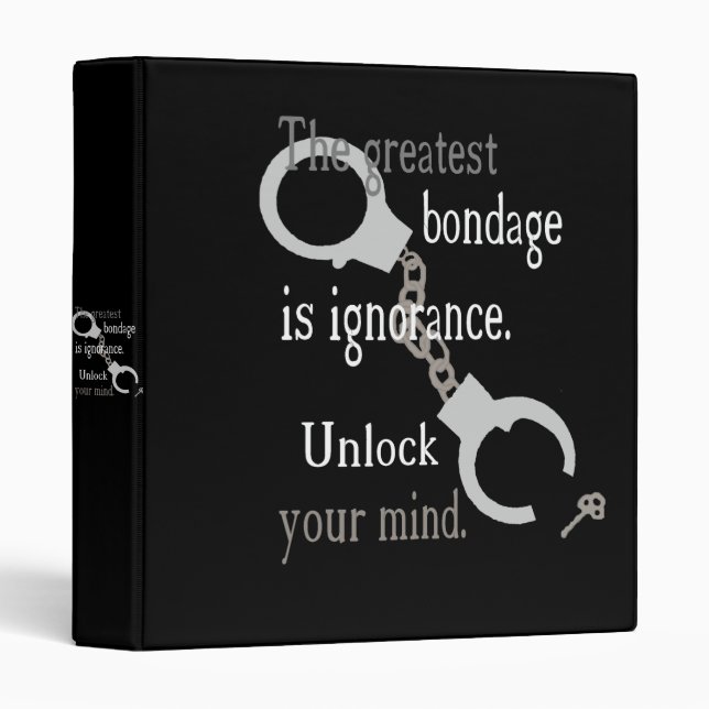 Unlock Your Mind Dark Binder (Front/Spine)