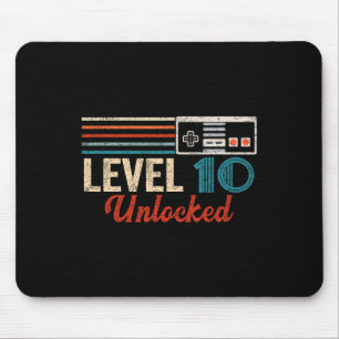 Unlocked Level 10 Birthday Boy Video Game Controll Mouse Pad