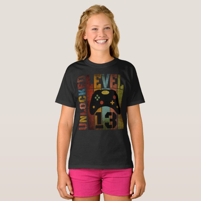 UNLOCKED LEVEL 13 T-Shirt (Front Full)