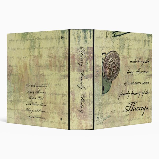 Unlocking Family History (2") Binder (Background)