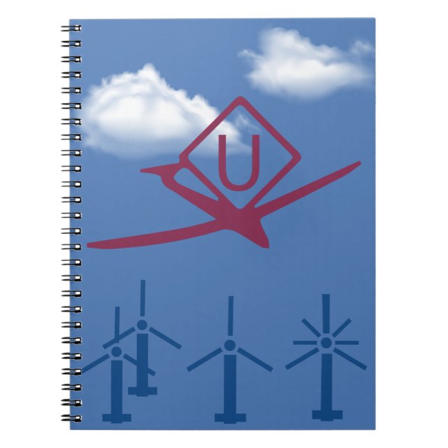 Unmanned Aircraft Activity Aircraft Drone Notebook (Front)