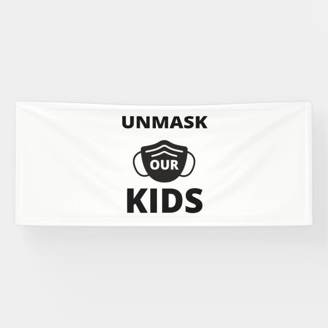 Unmask our kids banner (Horizontal)