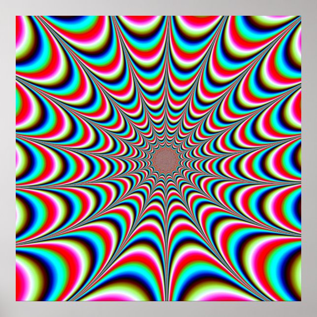 "Unmistakable psychoactive intensity" Poster (Front)