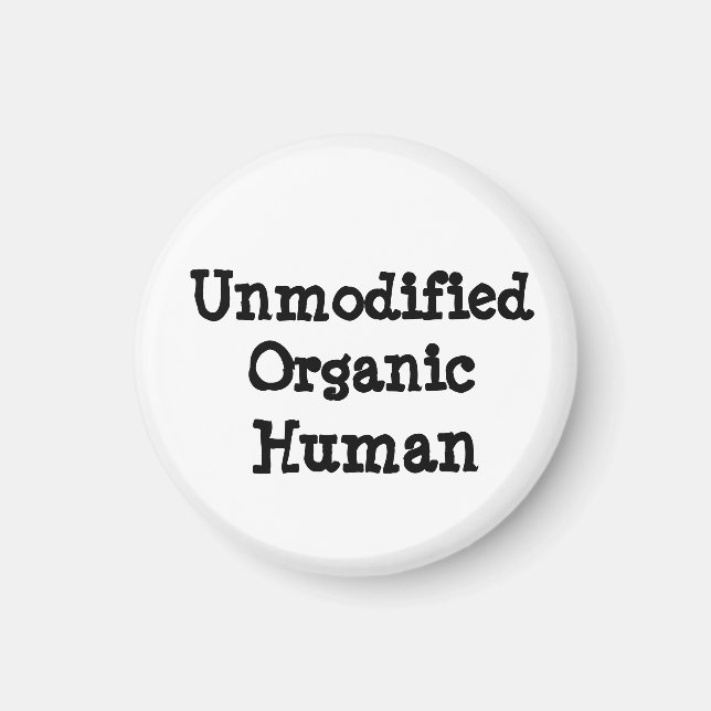 Unmodified Organic Human Magnet (Front)