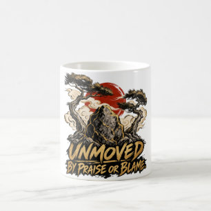 Unmoved by Praise or Blame Dhammapada Coffee Mug