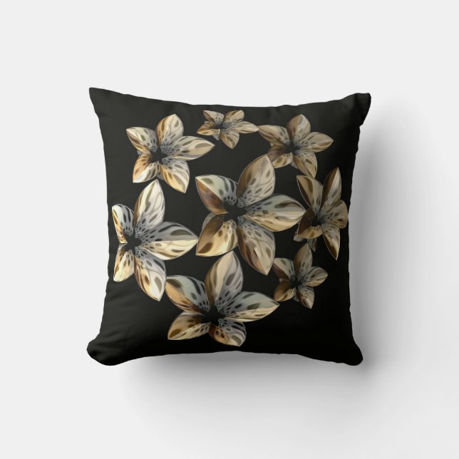 Unnatural Beauty Throw Pillow (Front)