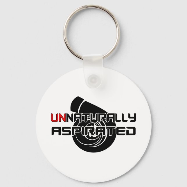 Unnaturally Aspirated Keychain (Front)