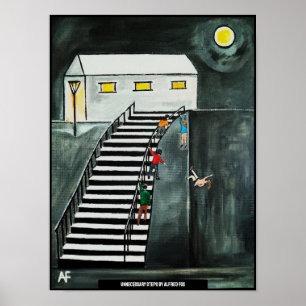 Unnecessary Steps Painting by Alfred Fox Poster