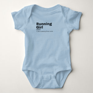 unning Girl - Running Baby Bodysuit