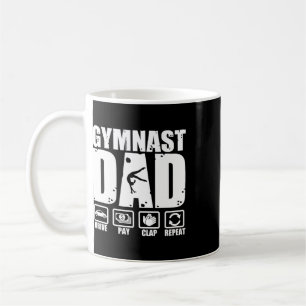 Unny Gymnast Dad Proud Gymnastics Father Humour Fa Coffee Mug
