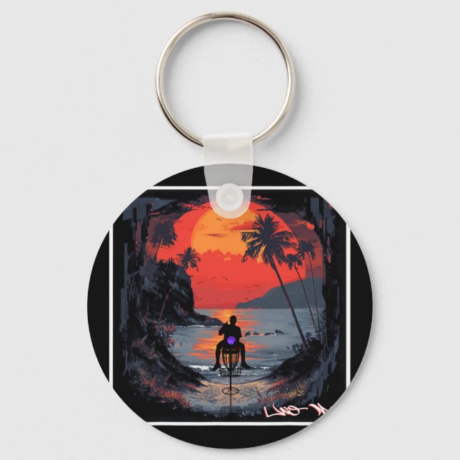 Uno Mas - Disc Golf  Keychain (Front)