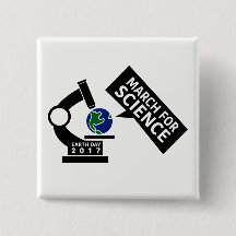 Unofficial March for Science Button