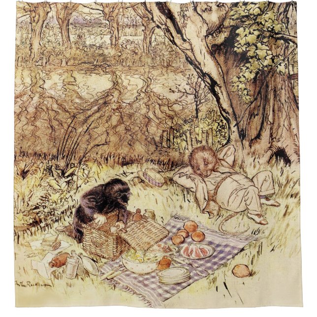 Unpacking the Picnic Basket by Arthur Rackham (Front)