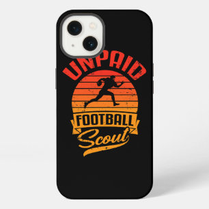 Unpaid Football Scout Retro Fan Of League Players  iPhone 13 Case