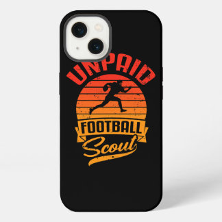 Unpaid Football Scout Retro Fan Of League Players  iPhone 13 Case