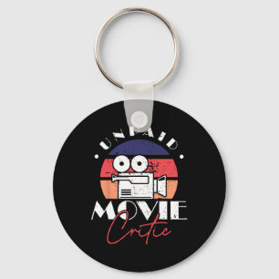 Unpaid Movie Critic Film Director Filmmaker Themed Keychain
