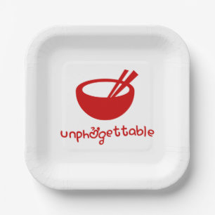 Unphởgettable Paper Plate