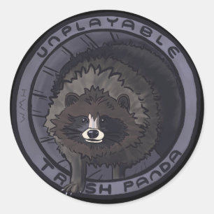 Unplayable Trash Panda Sticker - No Lid