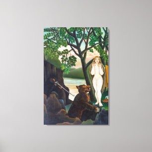 Unpleasant Surprise   Henri Rousseau   Canvas Print