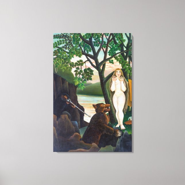 Unpleasant Surprise | Henri Rousseau | Canvas Print (Front)