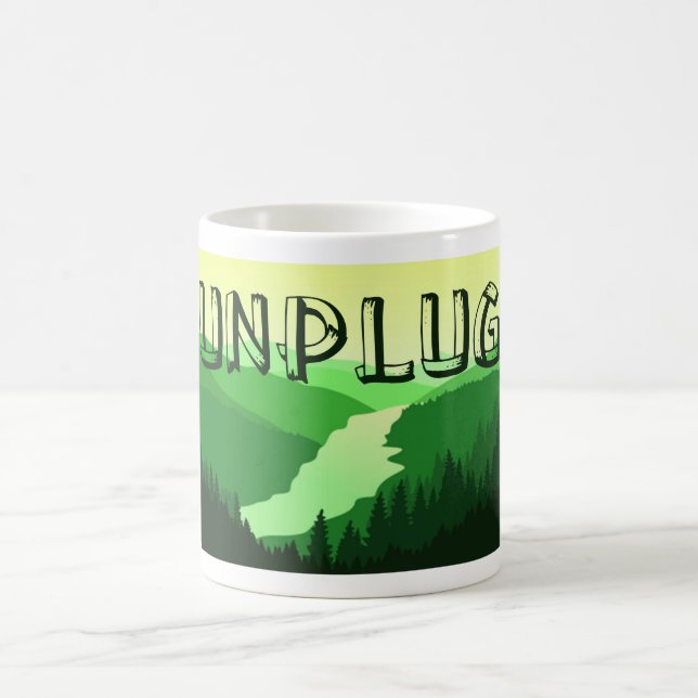 Unplug Coffee Mug (Center)
